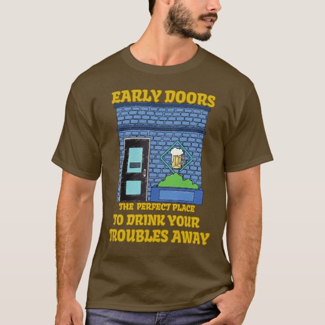 Tidigt-dörrar T Shirt (Framsida)