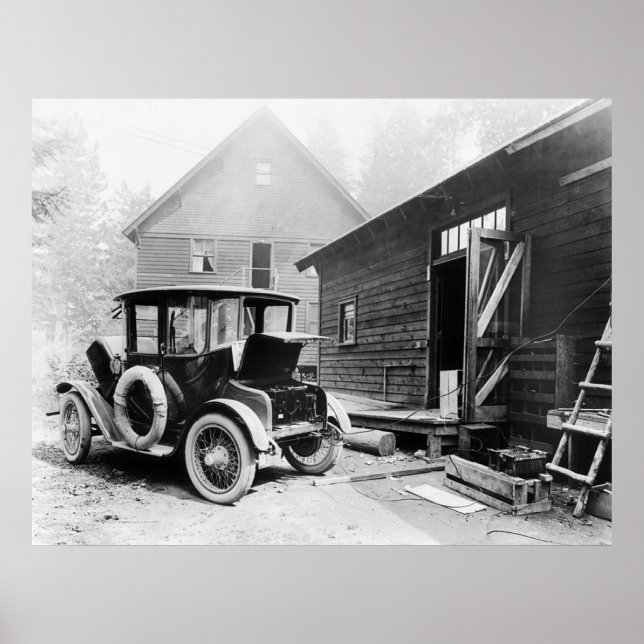 Tidigt Electric Auto: 1919 Poster (Framsidan)