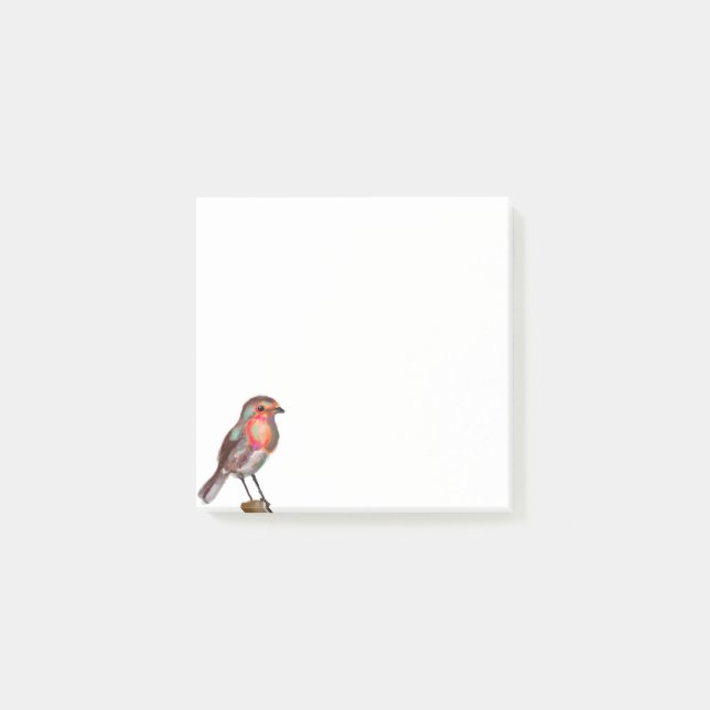 Tidigt fågel föds upp i Mask Post-it Block (Framsida)