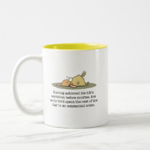Tidigt fågelkaffe Mugg