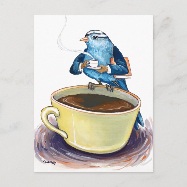 Tidigt fågelkort vykort (Framsida)