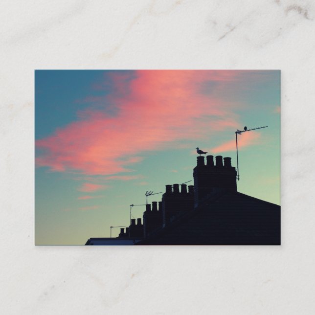 Tidigt fåglar visitkort (Framsida)