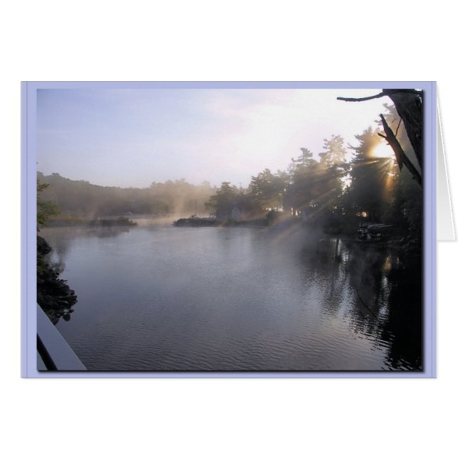 Tidigt Fall - 1000 öarna Kanada Hälsningskort (Framsidan Horizontal)