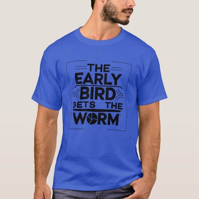 Tidigt får Mask Wisdom roligt T Shirt (Framsida)