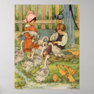 Tidigt Farm Scenes Poster
