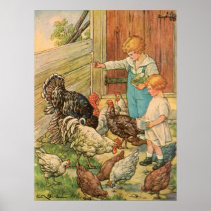 Tidigt Farm Scenes Poster