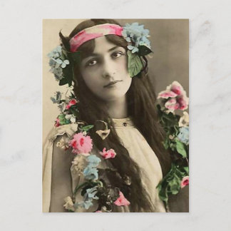 Tidigt Flower Child Vykort