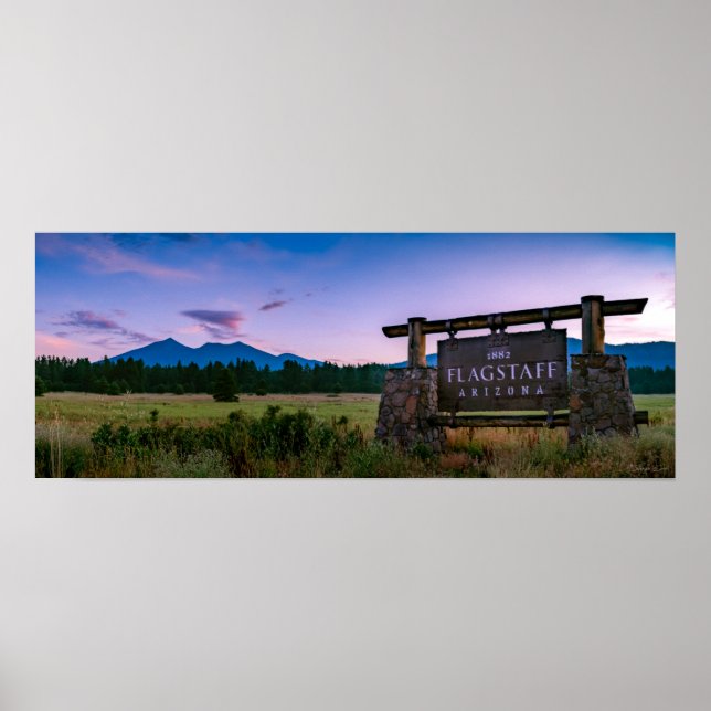 Tidigt God morgon i Arizonas berg Poster (Framsidan)