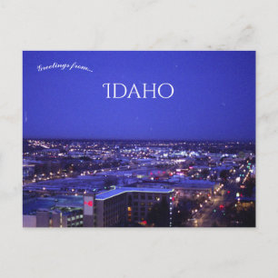 Tidigt God morgon i Boise Idaho Vykort