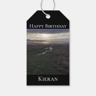 Tidigt God morgon Morecambe Bay Birthday Presentetikett