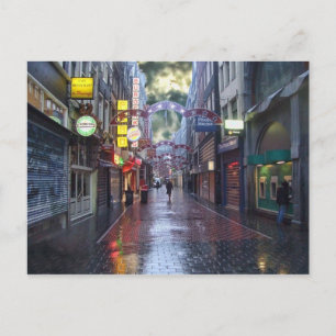 Tidigt God morgon Rain - Amsterdam i november Vykort