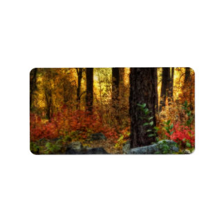 Tidigt God Walk Adressetikett