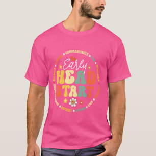 Tidigt Head Start Squad Homeschool Teacher Headsta T Shirt