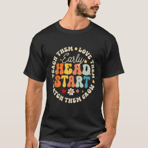 Tidigt Head Start Squad Homeschool Teacher Headsta T Shirt