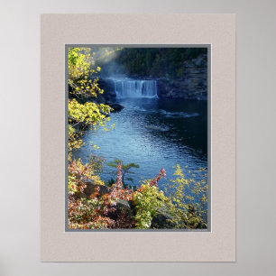 Tidigt Hösten i Cumberland Falls, Kentucky Poster