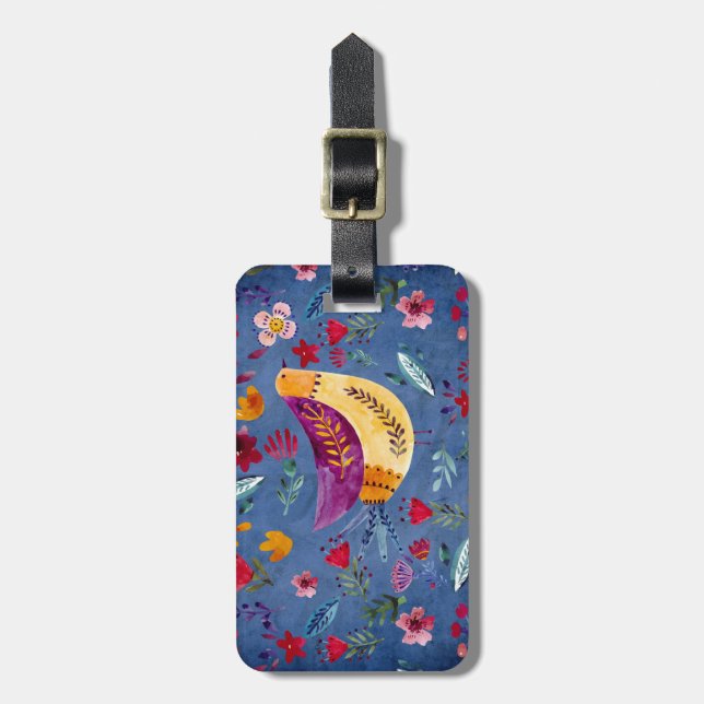 TIDIGT i BLOMSTERTRÄDGÅRDEN Bagagebricka (Vertikal Framsida)