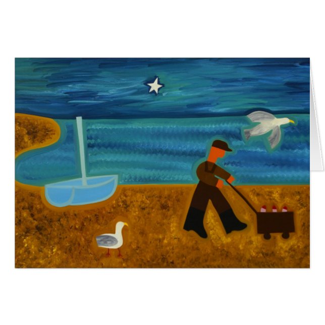 Tidigt i morgonen 2007 hälsningskort (Framsidan Horizontal)