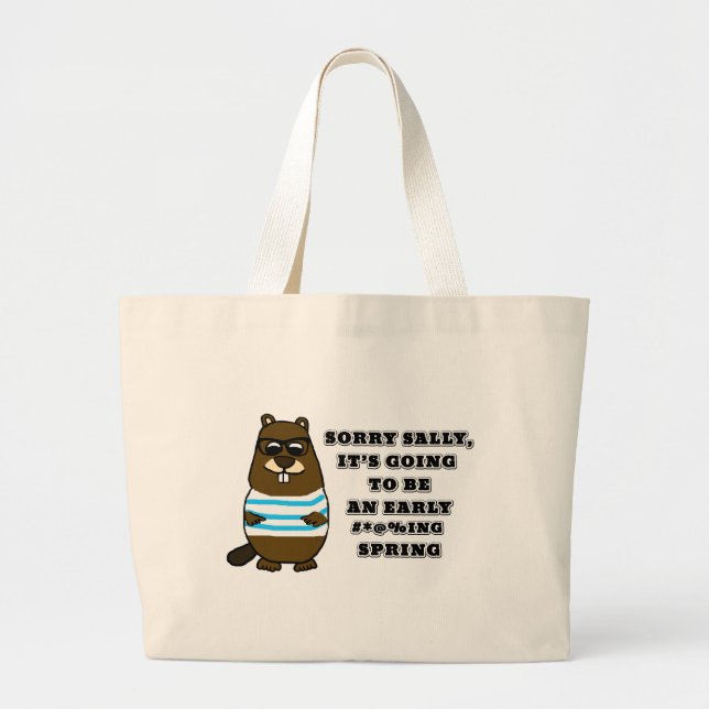 Tidigt #*@%ing vår jumbo tygkasse (Framsidan)