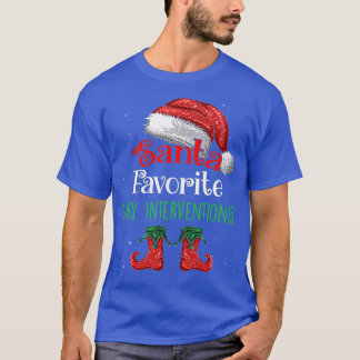 Tidigt Interventionist Santa Favorite Claus Christ T Shirt
