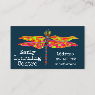 Tidigt Learning Center Daycare Business Visitkort