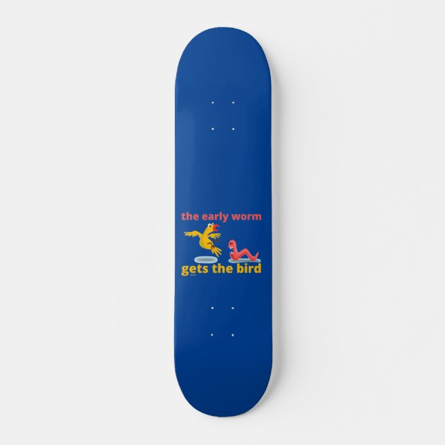 TIDIGT MASK FÅR ETT LUNT citat Mini Skateboard Bräda 18,5 Cm (Framsida)