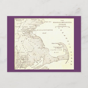 Tidigt Massachusetts vykort
