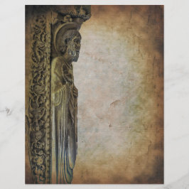 Tidigt Medieval Åldras Vintage Stil Parchment