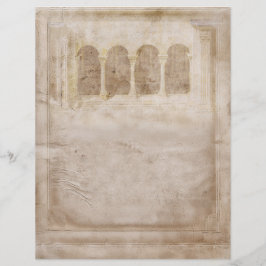 Tidigt Medieval Åldras Vintage Stil Parchment