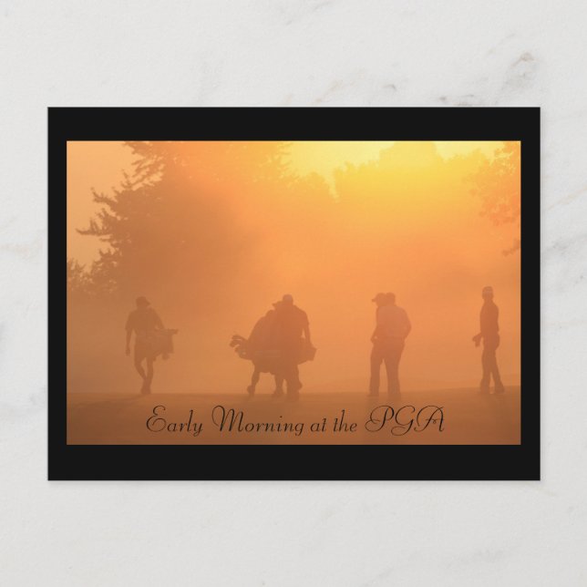 Tidigt Morgon på PGA-vykortet Vykort (Framsida)