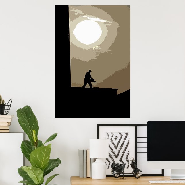 Tidigt-morgonarbetare Poster (Hemmakontoret)