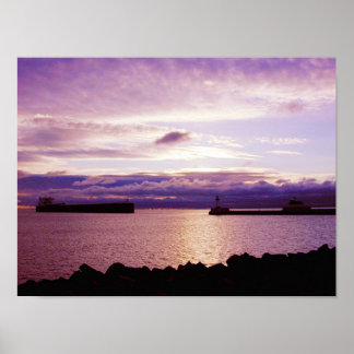 Tidigt Morgonens Frakt ankomst Poster