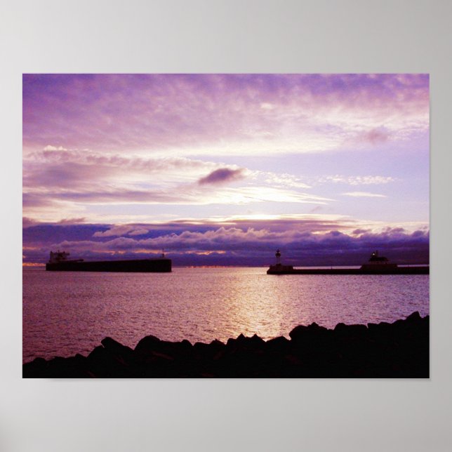 Tidigt Morgonens Frakt ankomst Poster (Framsidan)