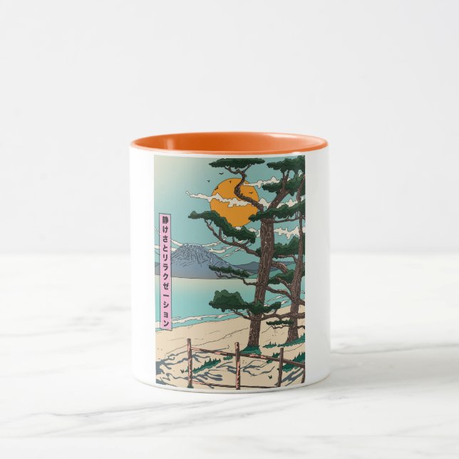 Tidigt morgonsångfågel mugg (Center)