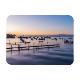 tidigt morgonscenen sjö i Chapala mexico Magnet
