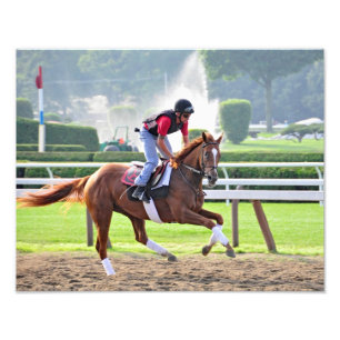 Tidigt Morgonworkouts på öppningsdagen på Spa Fototryck