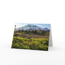 Tidigt på kvällen på Mt Rainier