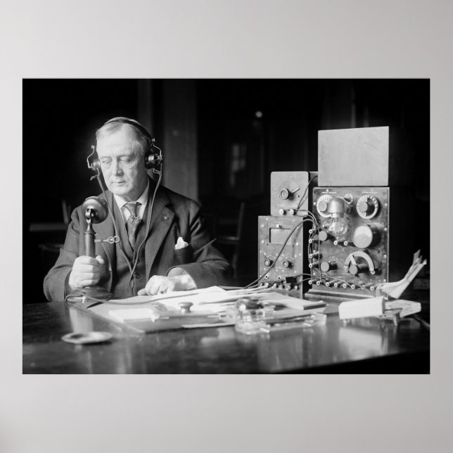 TIDIGT RADIO PIONEER 1923 POSTER (Framsidan)