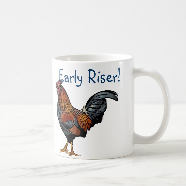 Tidigt Riser Tupp Mugg (Höger)