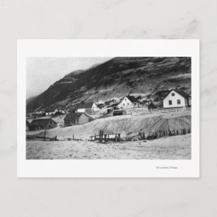 Tidigt Scene of Kodiak, Alaska-foto Vykort