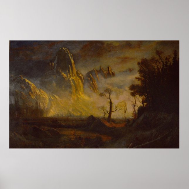 Tidigt Snö i Yosemite Valley, Sentinel Sten Poster (Framsidan)