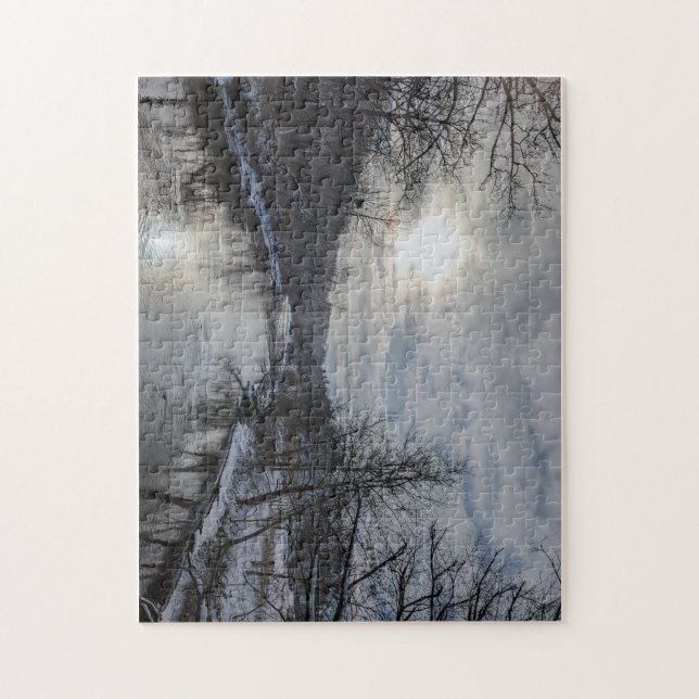 Tidigt Sol i Winter Pussel (Vertikal)