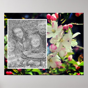 Tidigt Vår Blommar Ram lägger till foto Poster