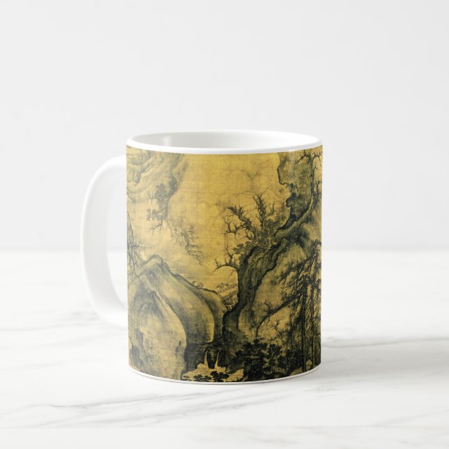 Tidigt Vår & Guo Xi - Kinesisk konst/imperialistis Kaffemugg (Framsida vänster)