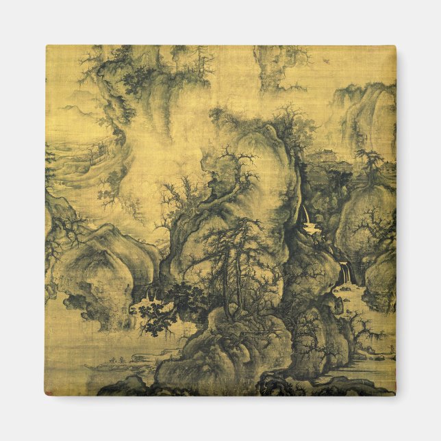 Tidigt Vår & Guo Xi - Kinesisk konst/imperialistis Magnet (Framsidan)