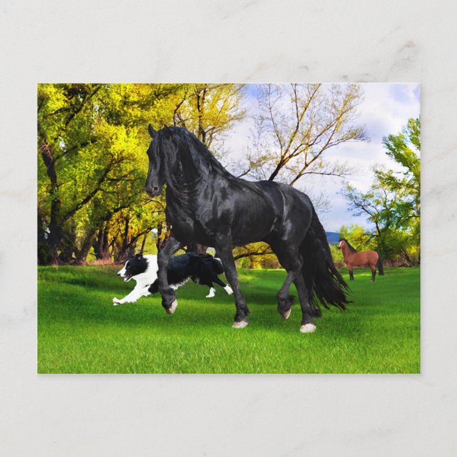 "Tidigt Vår" vykort (Framsida)