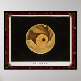 Tidigt-vy över planetmarkeringar Poster