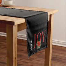 TIDINGARNA AV JOY RED CHRISTMAS POINSETTIA PÅ BLAC