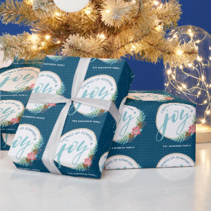 Tidings av komfort- & glädjejulkranen presentpapper