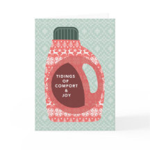 Tidings av komfort- och glädjehelgdagkortet