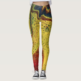 Tidligen På Morgonen 1 Gyldiga Abstrakta Leggings